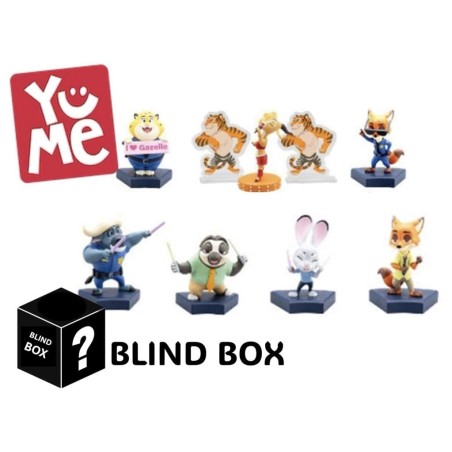 ZOOTOPIE - Urban Safari Series - Assortiment 6 Figurines Blind Box 
