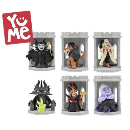 DISNEY VILLAINS - Tower Series - Assortiment 6 Figurines Blind Box 