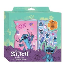 STITCH - Gift Set Notebook + Stickers + Stylo bille 2