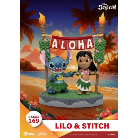LILO & STITCH - Aloha - Diorama D-Stage 13cm 