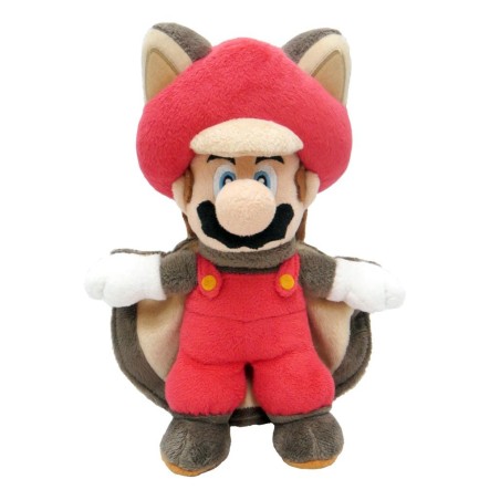 SUPER MARIO - Flying Squirrel Mario - Peluche 24cm 