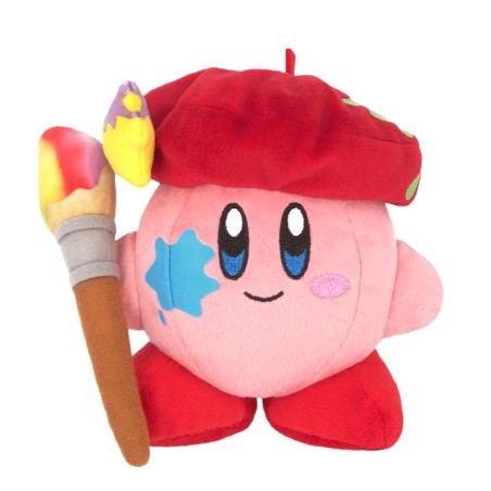 KIRBY - Kirby Artiste - Peluche 13cm 