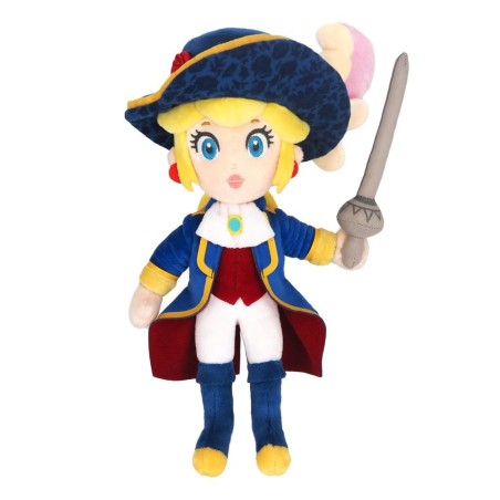 PRINCESS PEACH SHOW TIME - Peach Swordfighter - Peluche 26cm 