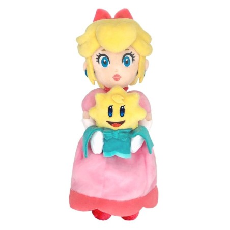 PRINCESS PEACH SHOW TIME - Peach & Stella - Peluche 25cm 