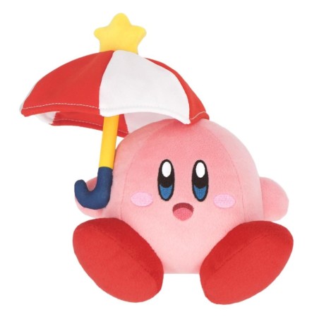 KIRBY - Kirby Parasol - Peluche 13cm 