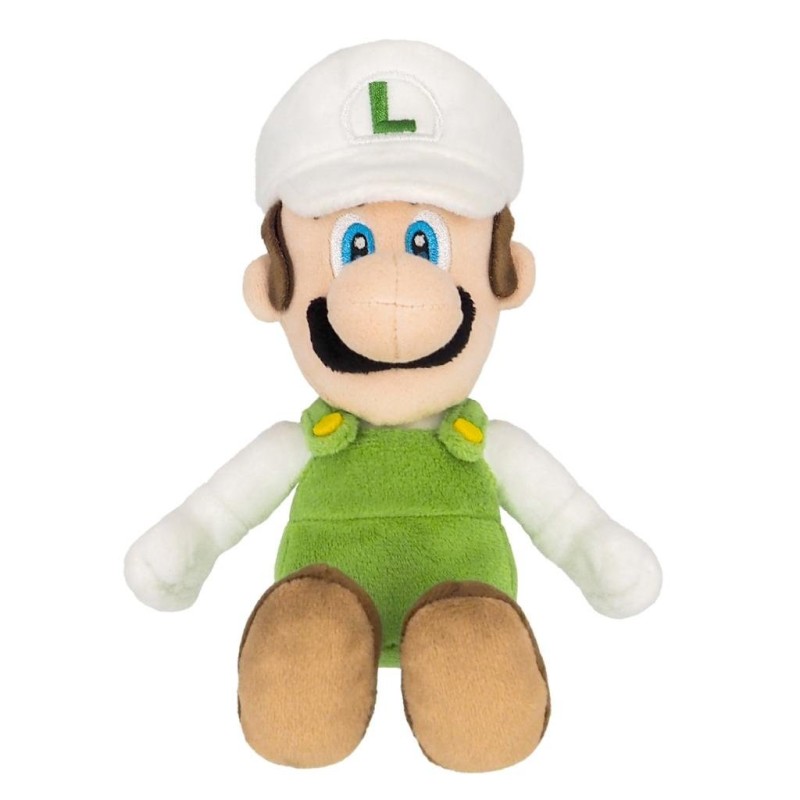 SUPER MARIO - Luigi de Feu - Peluche 23cm 