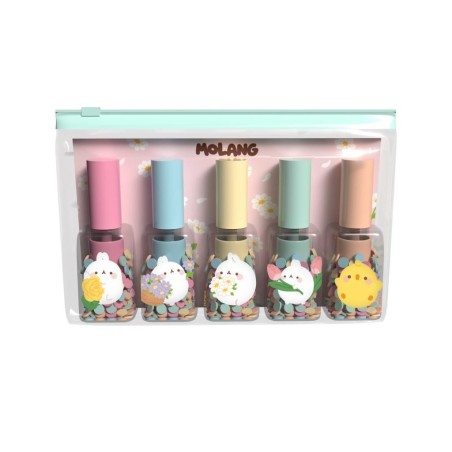 MOLANG - Blossom - Set de 5 Surligneurs 