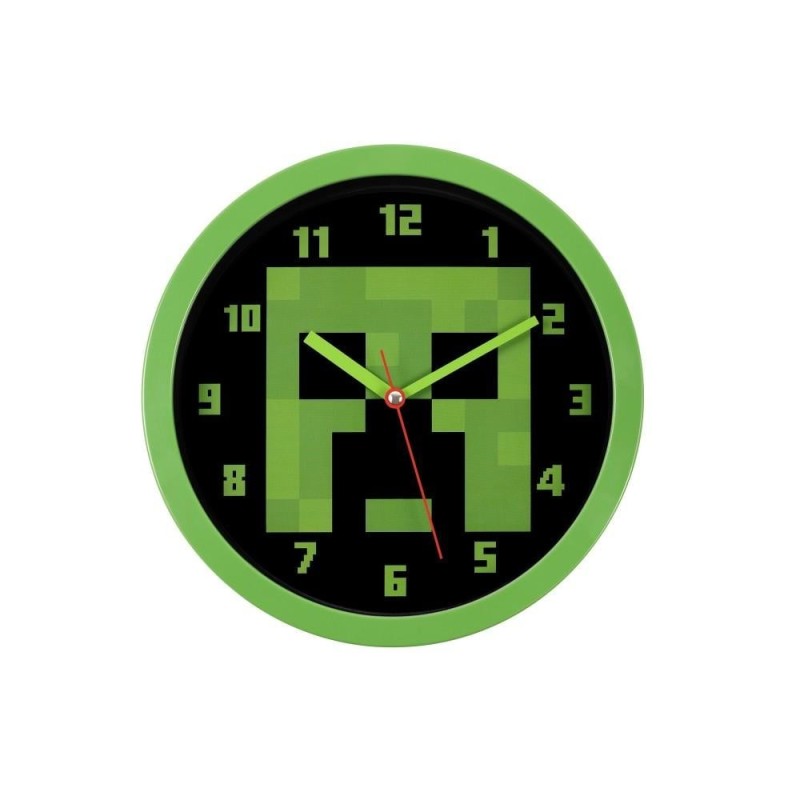 MINECRAFT - Creeper - Horloge Murale 25cm 