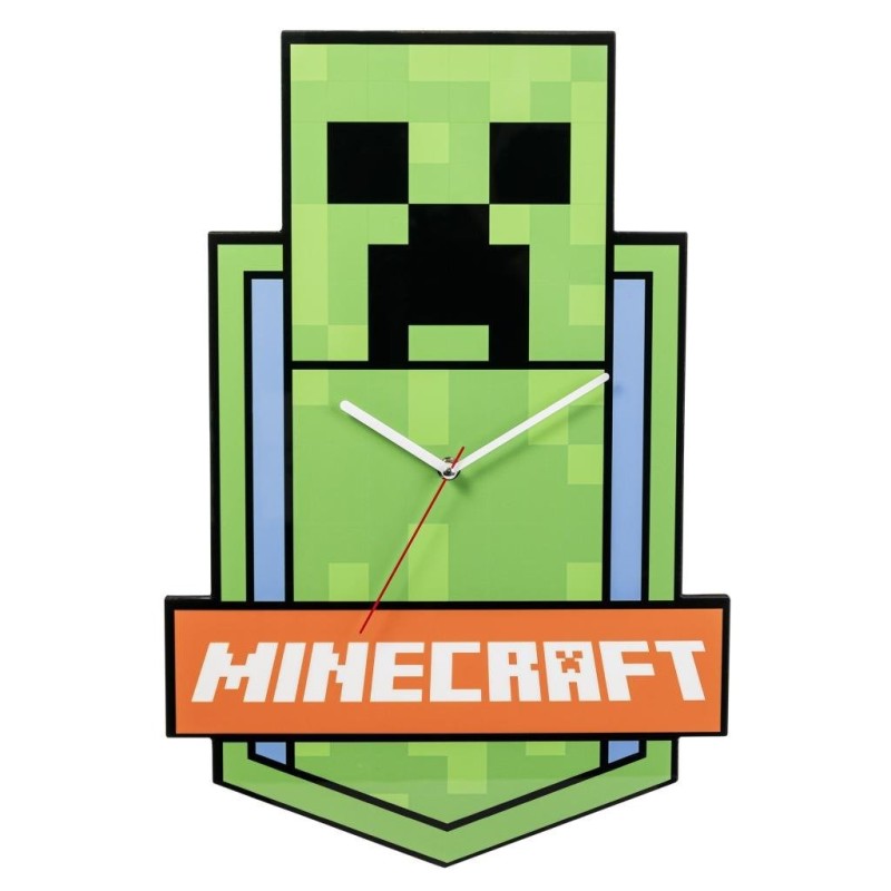 MINECRAFT - Creeper - Horloge Murale 50cm 