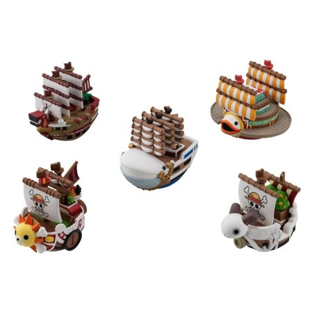 ONE PIECE - Yuracolle Grand Line - Assortiment 6 Mini-Figurines 6cm 