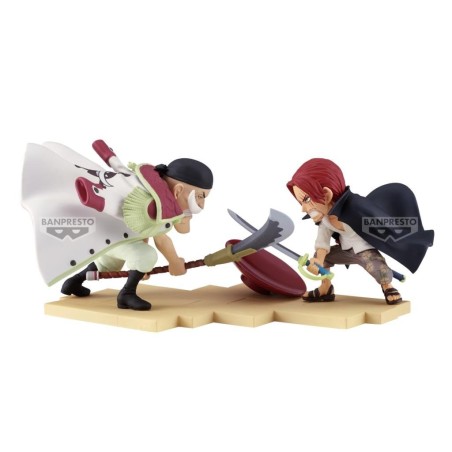 ONE PIECE - Edward Newgate VS Shanks - Figurine WCF Log Stories 13cm 