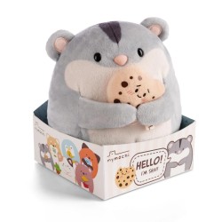 SUPER MOCHIE - Hamster Shai avec Cookie - Peluche 16cm 2