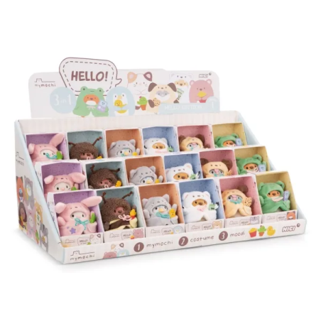 MYMOCHI - Display Figurines 6 Personnages 8cm - 18pc 