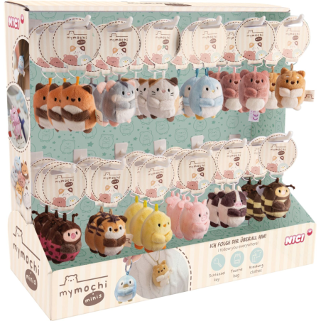 MYMOCHI - Display Figurines 12 Personnages 5cm - 36pc 