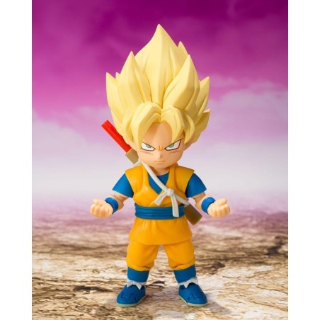 DRAGON BALL DAIMA - Super Saiyan Mini Son Goku -Fig. S.H. Figuarts 7cm 