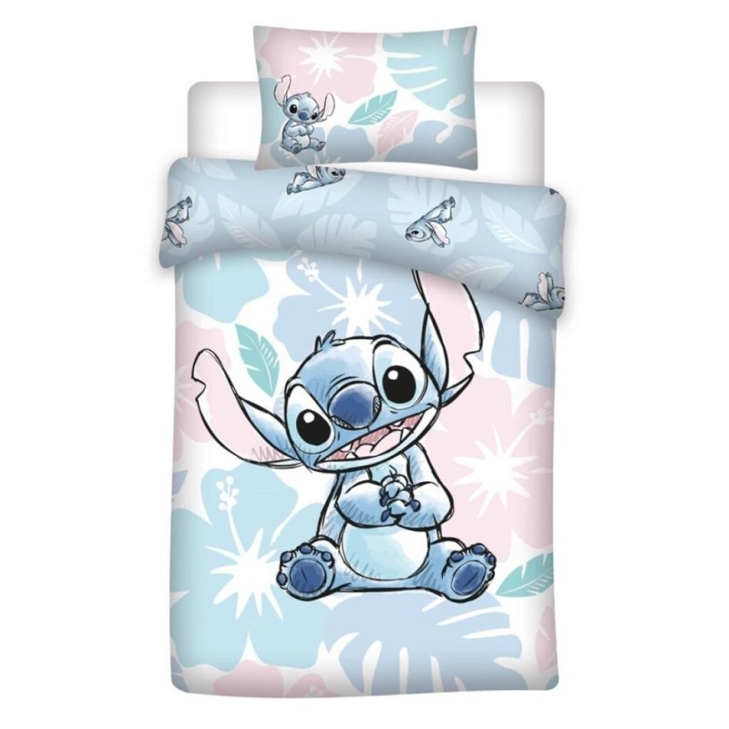 DISNEY - Parure de lit 100x140cm - Stitch 