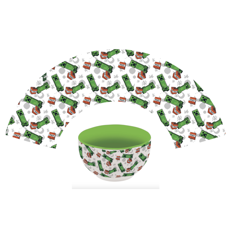MINECRAFT - Survival Mode - Ceramic Bowl in Gift Box - 600ml 