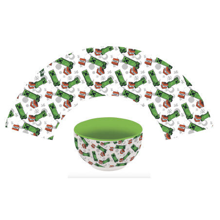 MINECRAFT - Survival Mode - Ceramic Bowl in Gift Box - 600ml 