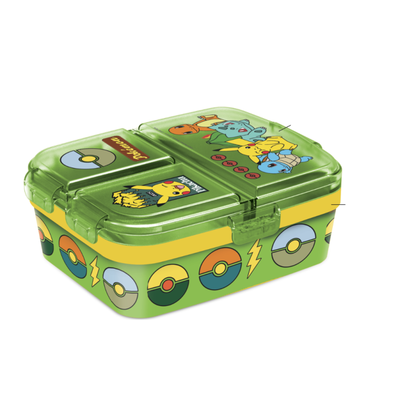 POKEMON - A wild Pikachu - Boîtes à Tartines multi compartiment 