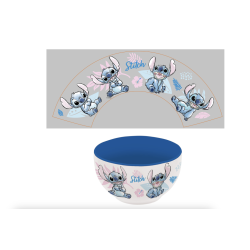 STITCH - Watercolor Bleu - Bol Céramique en Gift Box - 600ml 2