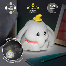 DUMBO - Lampe en Silicone Rechargeable 15cm 2