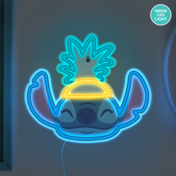 STITCH - Ananas - Lampe Murale Neon LED 2