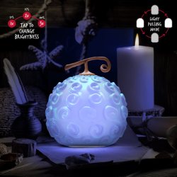 ONE PIECE NETFLIX - Fruit GumGum - Lampe en Silicone Rechargeable 15cm 2