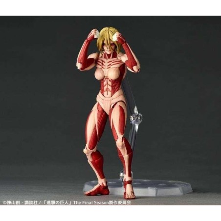 L'ATTAQUE DES TITANS - Titan Féminin - Figurine Revoltech A.Y. 16cm 