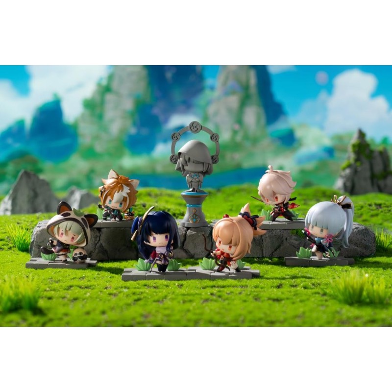 GENSHIN IMPACT - Gallant statues of battlefield - Set 6 Figurine 10cm 