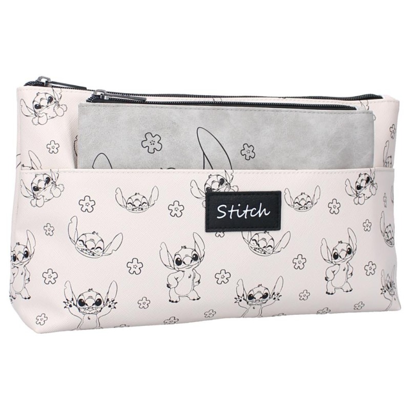 STITCH - Cute & Fashion - Double Trousse de Voyage '30x18x8cm' 
