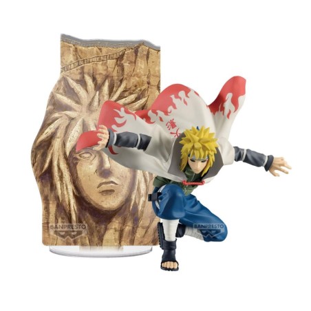 NARUTO SHIPPUDEN - Namikaze Minato - Panel Spectacle Figurine 15cm 