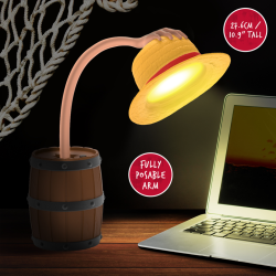 ONE PIECE NETFLIX - Chapeau - Lampe de Bureau 27cm 2