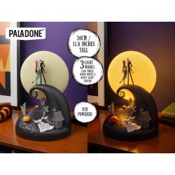 L'ETRANGE NOEL de Mr JACK - Diorama Lampe 30cm 2