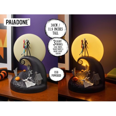 L'ETRANGE NOEL de Mr JACK - Diorama Lampe 30cm 
