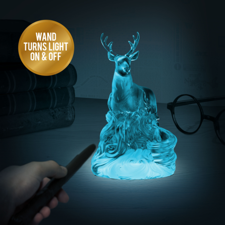 HARRY POTTER - Lampe Patronus avec Télécommande Baguette 