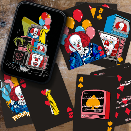 ÇA - Jeu de Cartes dans une Boite en Métal 