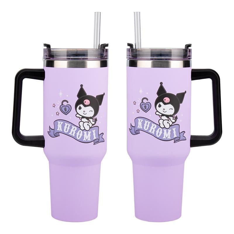 KUROMI - Mug de Voyage XL 900ml avec paille 