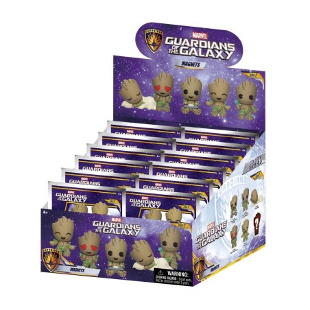 GROOT - Serie 2 - 3D Foam Magnets in blind bags (Display 12 Pcs) 