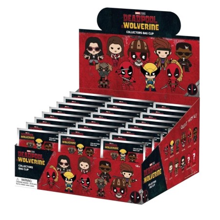 DEADPOOL - Series 1 - 3D Foam Bag Clip (Display 24 Pcs) 