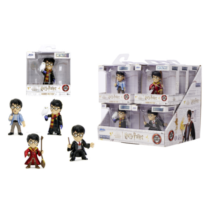 HARRY POTTER - Display de Figurines 6cm - 4 Modèles - 12pc - Wave 1 
