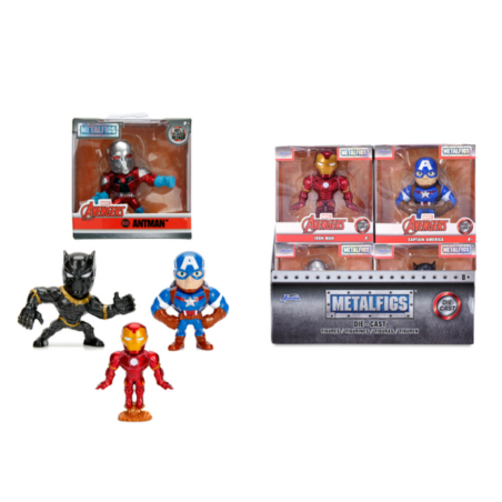 AVENGERS - Display de Figurines 6,5cm - 4 Modèles - 12pc 