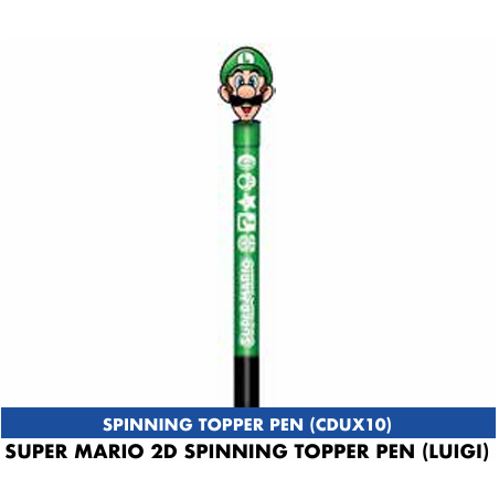 SUPER MARIO - Luigi - 2D Spinning Topper Pen 