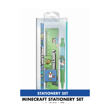MINECRAFT - Set papeterie 