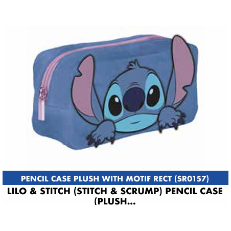 LILO & STITCH - Stitch & Scrump - Plush Pencil Case 