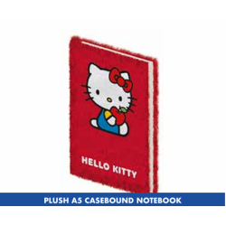 HELLO KITTY - Carnet de notes A5 en peluche 2