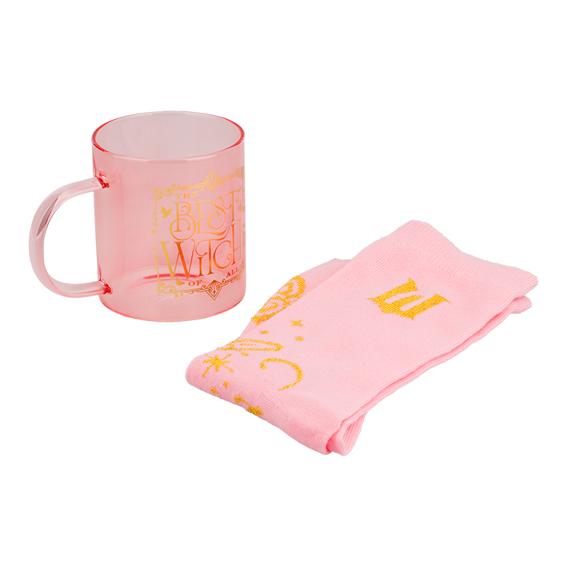 WICKED - Mug et Chaussettes - Rose 