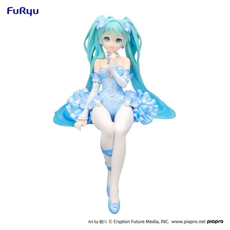 HATSUNE MIKU - Flower Fairy Nemophila - Statuette Noodle Stopper 15cm 