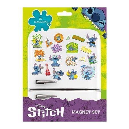 LILO & STITCH - Stitch & Scrump - Set de 20 magnets 