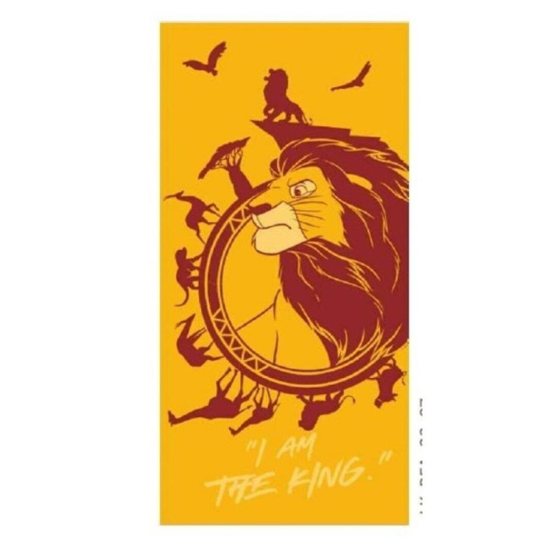 LE ROI LION - I am the King - Serviette de Plage 70x140cm 
