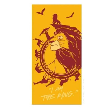 LE ROI LION - I am the King - Serviette de Plage 70x140cm 